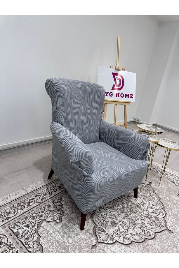 Berjer Örtüsü Berjer Kılıfı Tekli Koltuk Örtüsü Tekli Koltuk Kılıfı Tek Kişilik Örtü Sofa Cover - 7