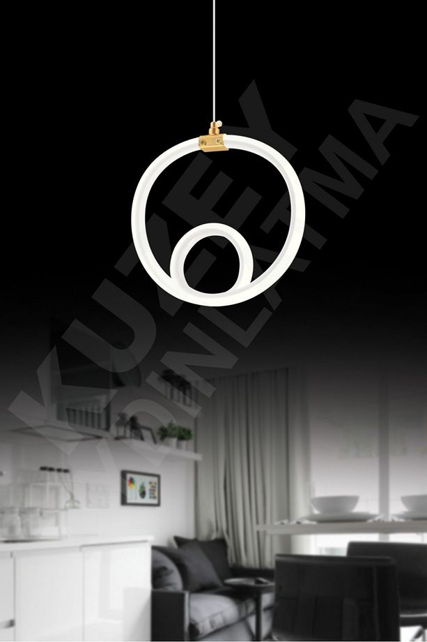 3 ADET BİRARADA SARKIT TEKLİ LED AVİZE - 2