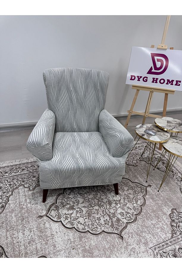 Berjer Örtüsü Berjer Kılıfı Tekli Koltuk Örtüsü Tekli Koltuk Kılıfı Tek Kişilik Örtü Sofa Cover - 6