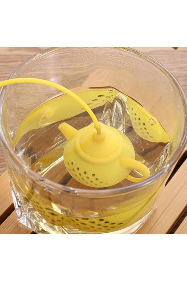 مصفاة تخمير الشاي بتصميم إبريق الشاي - 2