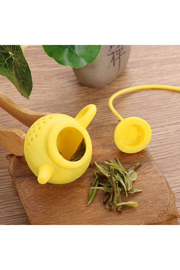 مصفاة تخمير الشاي بتصميم إبريق الشاي - 3