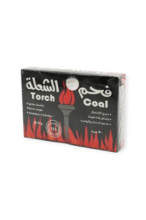 فحم الشعلة اسود - 30 حبة