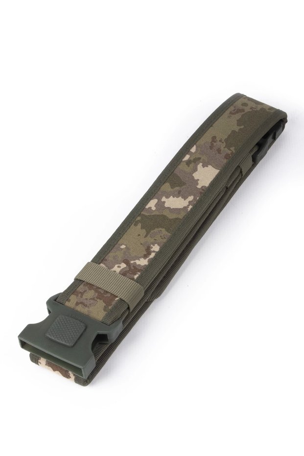 Military Palaska Belt with Black Force Camouflage Color Plastic Buckle