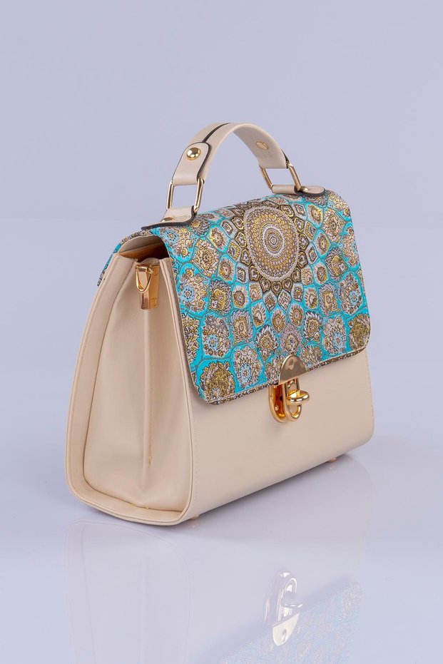 Ethnic Bohemian Patterned Woven Women's Shoulder and Hand Bag