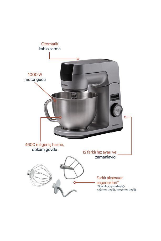 KMP S 1000 W 4L Mutfak Şefi Inox - 6