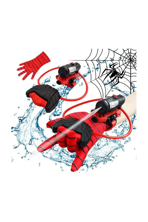 Örümcek Adam Eldiven Spider Man Su Tabancası 130 Ml Depolu - 1