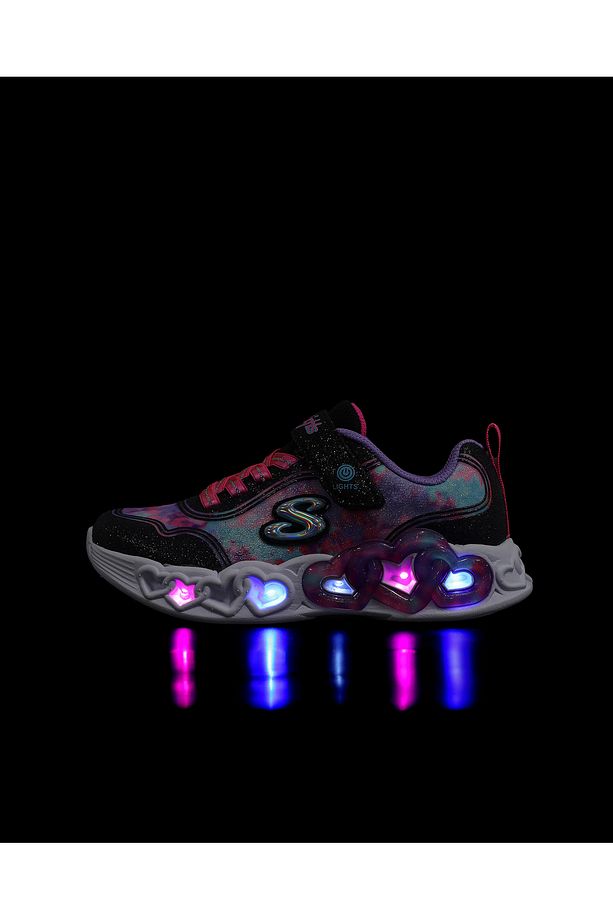 Infınıte Heart Lıghts - Color Lovın Büyük Kız Çocuk Siyah Işıklı Spor Ayakkabı 303753l Bkmt - 8