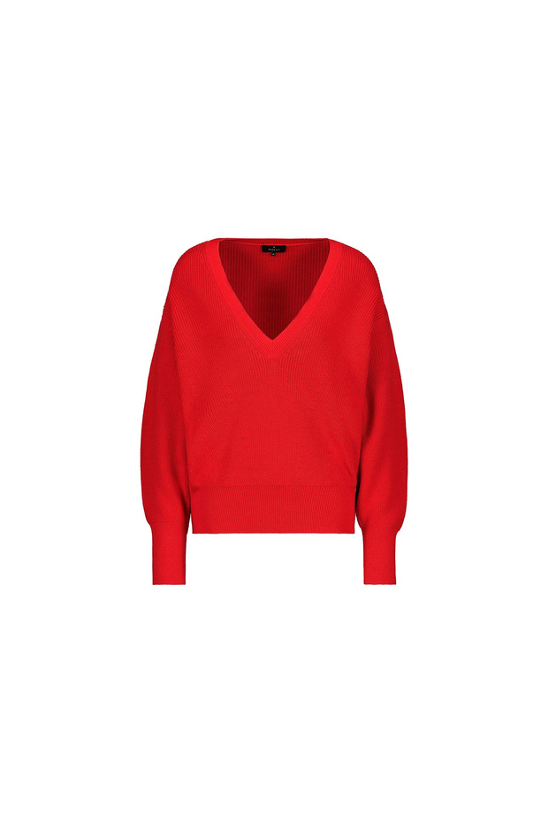 V-Kragen Pullover - 1