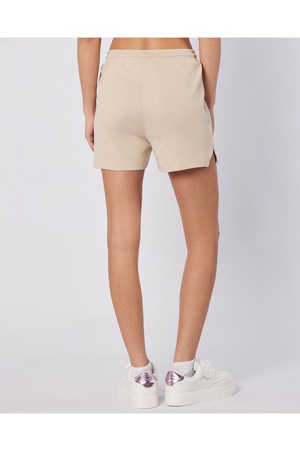 Leda Short Kadın Bej Regular Fit Şort - 3