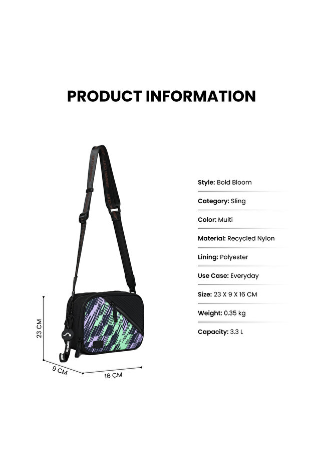 Bold Bloom Sling Bag - 3