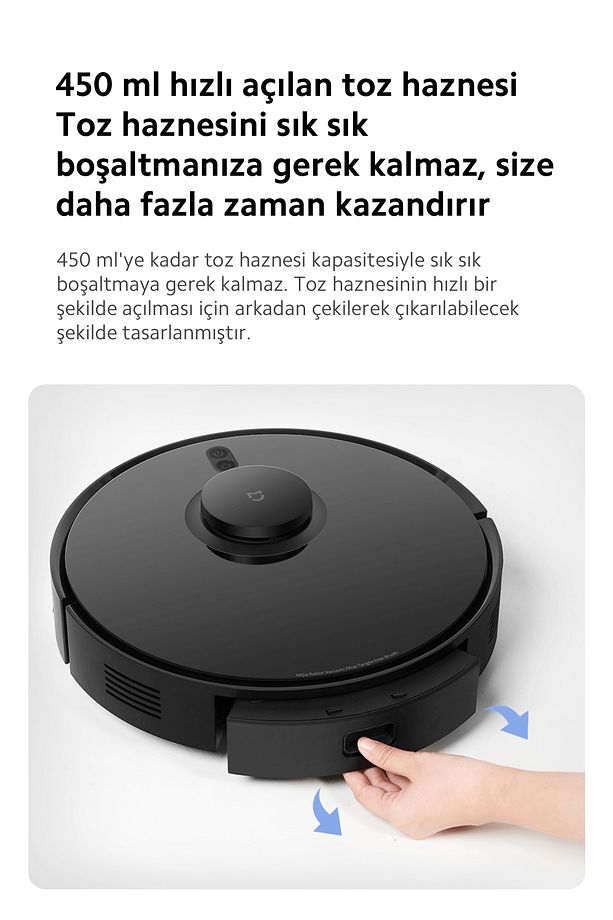 8000pa Ultra Emiş Güçlü Üstün Performanslı Turbolu Süpürge - Yüksek Performanslı Sensörler - 7