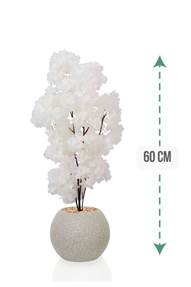 Round plastic pot rose tree - 1