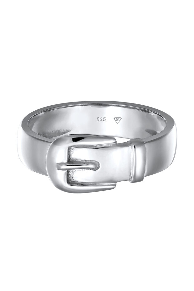 Ring Damen Gürtelschnalle Basic in 925 Sterling Silber - 2