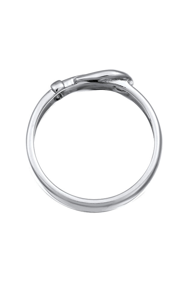 Ring Damen Gürtelschnalle Basic in 925 Sterling Silber - 3