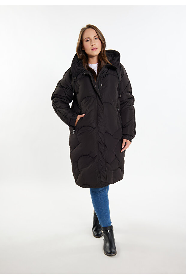 Plus Size Steppmantel - 3