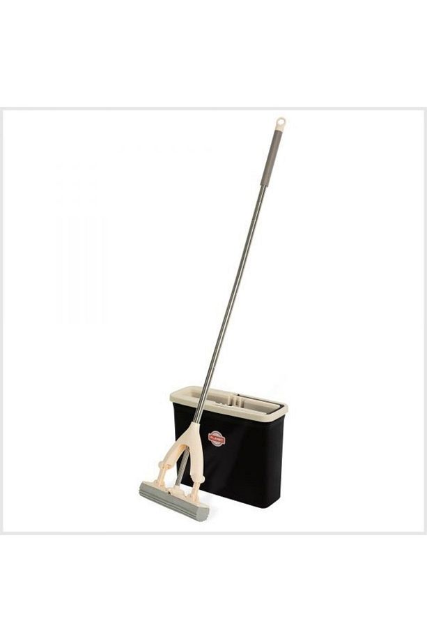 Sünger Mop Sıkmalı Kovalı Kelebek Mop Yüksek Emiş Güçlü Sünger Toplam 3 Paspaslı - 2