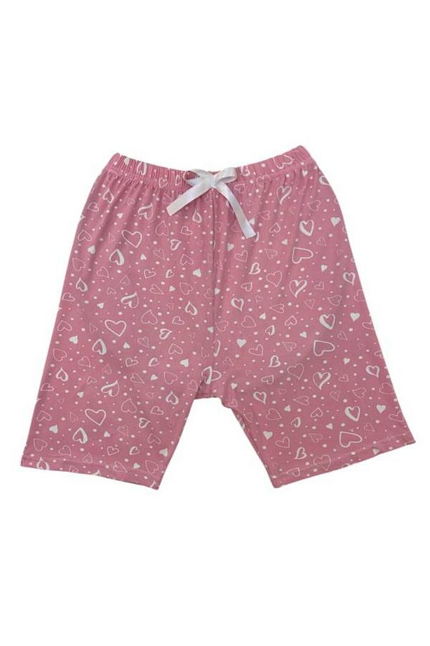 Esnek Lastikli %100 Pamuk Kadın Şort Pijama Altı - Srt1 - 1