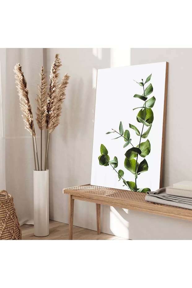 Yaprak Temalı Kanvas Tablo - 3