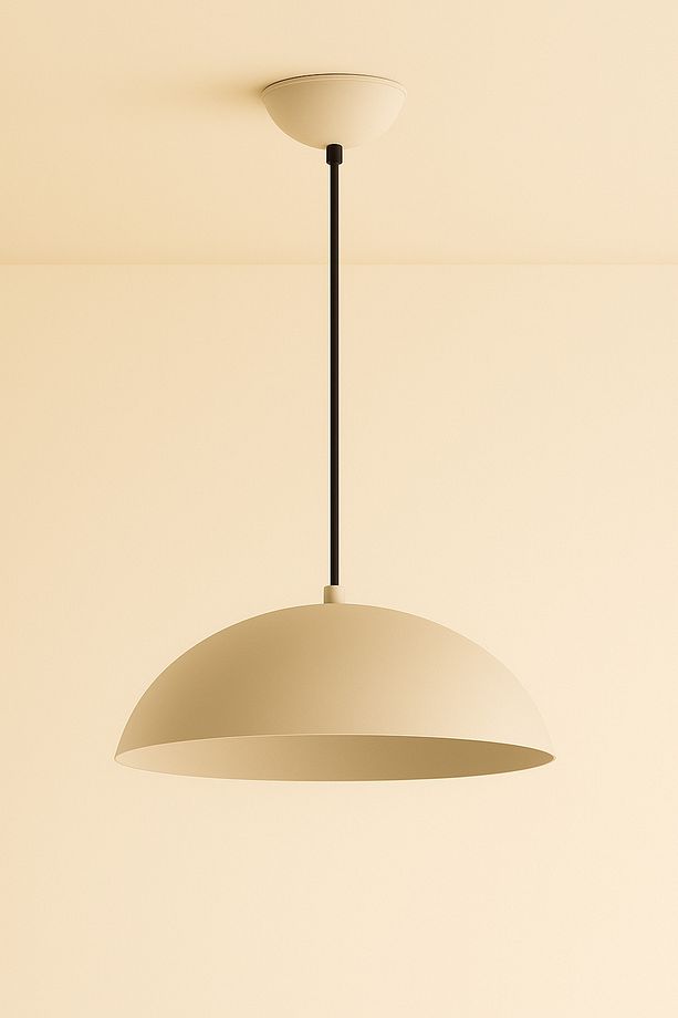 Nova Mat Bej Tekli Sarkıt Avize – Minimalist Tarzda Tavan Lambası - 1