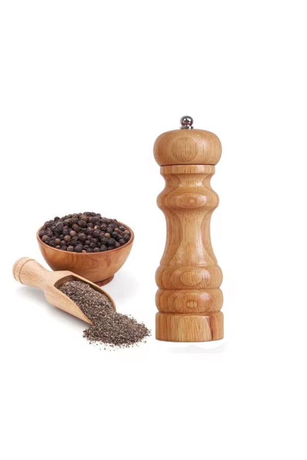 Bamboo Body Salt Pepper Mill Spice Grinder