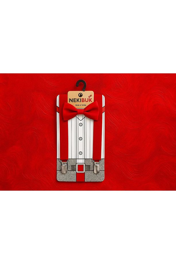Pantolon Askı ve Papyon Takımı Yaş 5-6-7-8 - 2