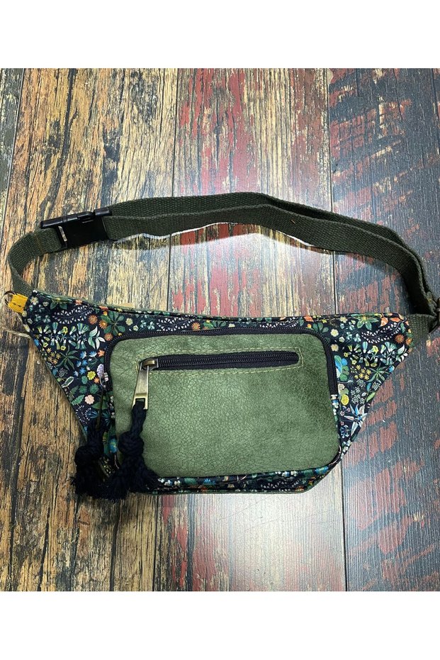 Ethnic Authentic Bohemian Daily Travel Waist Bag Multi-Pocket Water Resistant