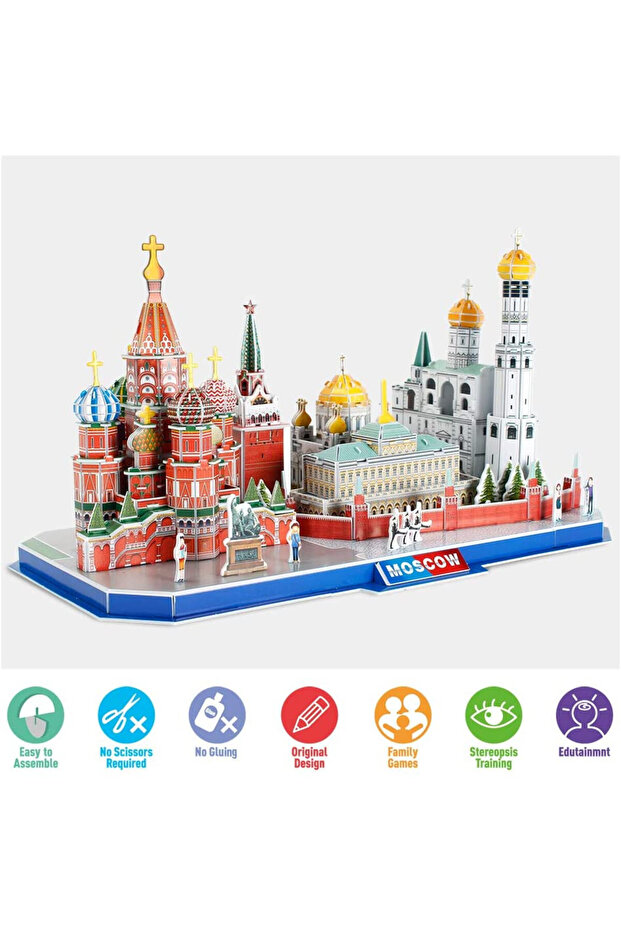 - Puzzle 3D Moscova 204 piese - 5