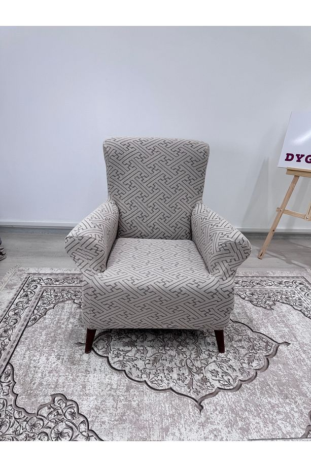 Berjer Örtüsü Berjer Kılıfı Tekli Koltuk Örtüsü Tekli Koltuk Kılıfı Tek Kişilik Örtü Sofa Cover - 4
