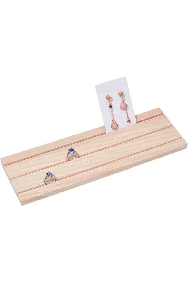 Ahşap Yüzük, Küpe Teşhir Standı, Küpe Kartları ve Yüzük Sergileme display stand - 4
