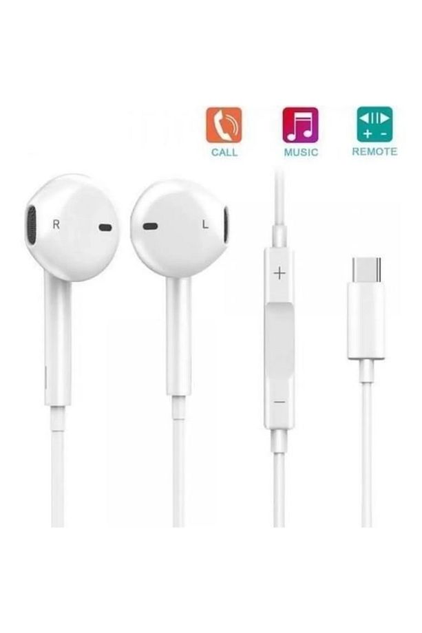 Iphonee 15 Serisi Ve Type-c Girişli Telefonlara Samsung Huwaei Xiaomi Süper Bas Kulaklık - 4