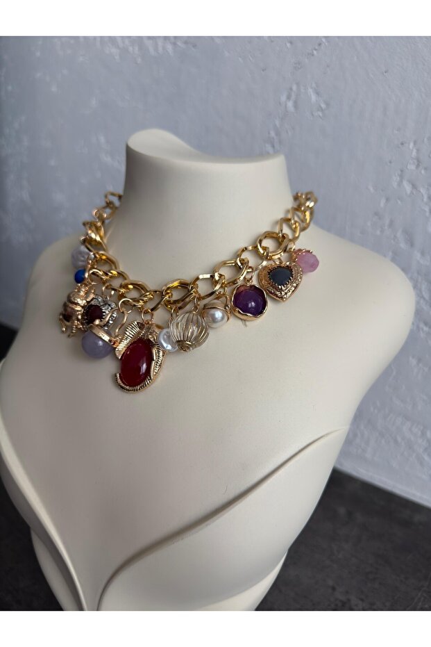 VİNTAGE CHARM KOLYE - 3