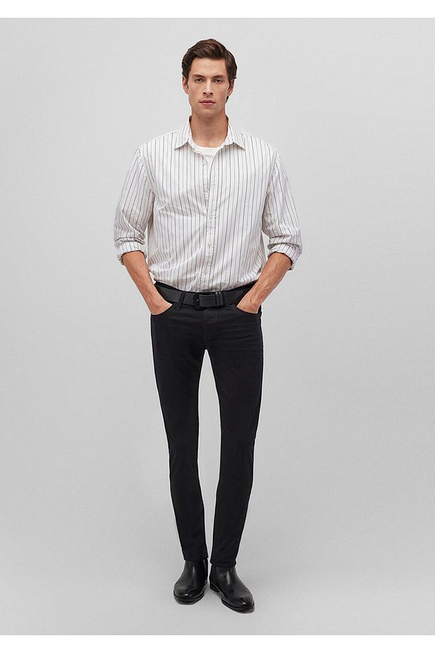 James Black Ziftt Siyah Jean Pantolon 0042421319 - 2