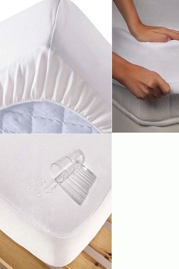 Sıvı Geçirmez Fitted Alez Yatak Koruyucu Her Boyutta Tek - Çift Kişilik - 8