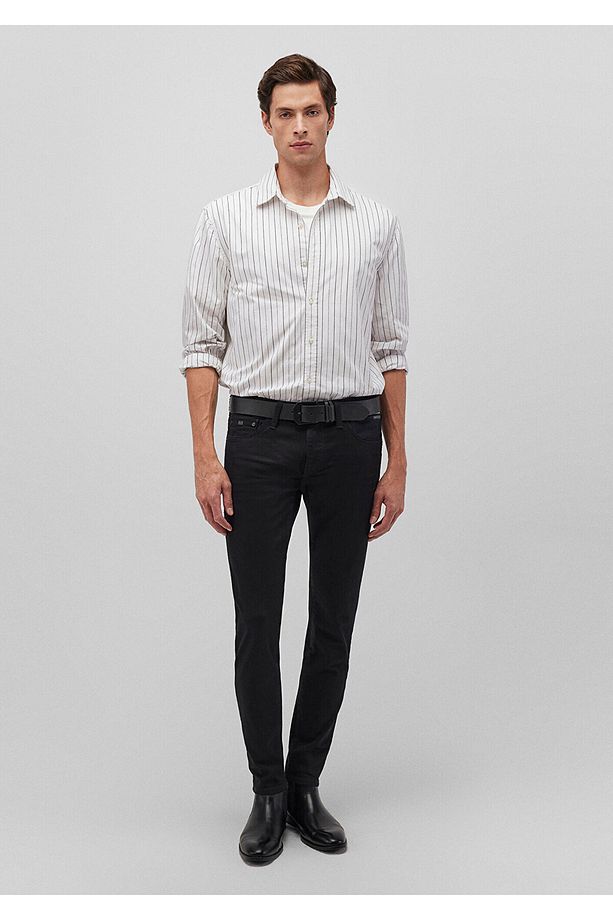 James Black Ziftt Siyah Jean Pantolon 0042421319 - 3
