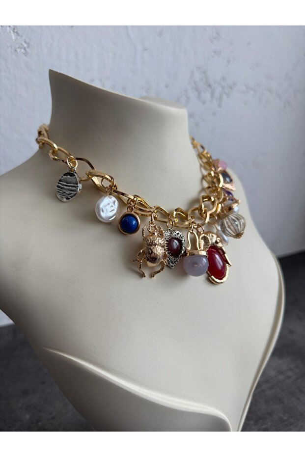 VİNTAGE CHARM KOLYE - 4