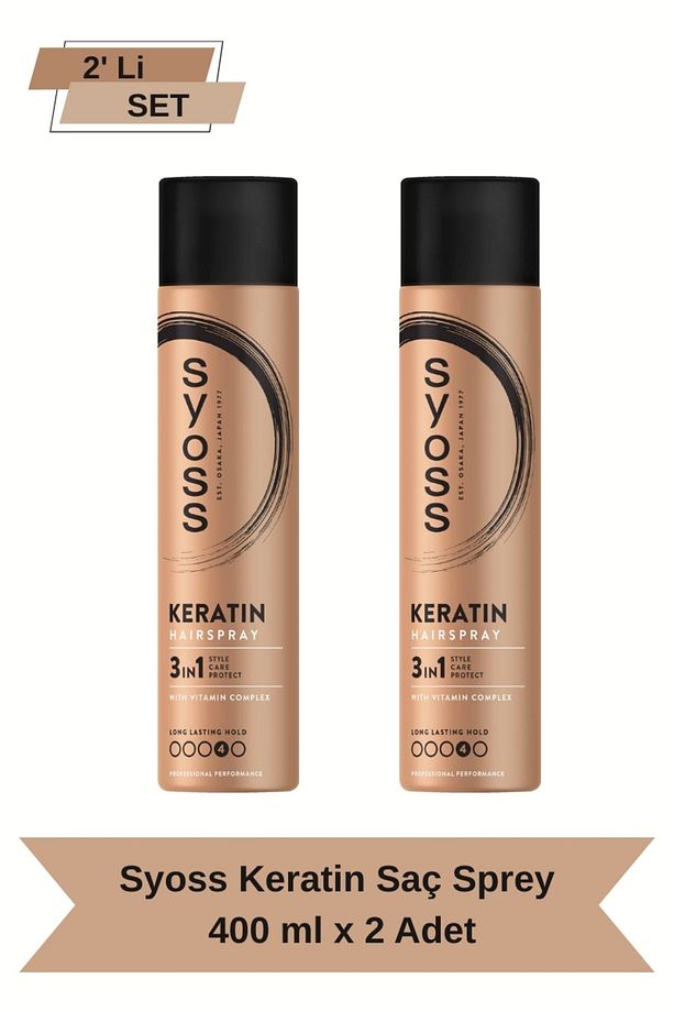 Keratin Sprey 400 ml - 2 Adet - Saç Onarıcı - 1