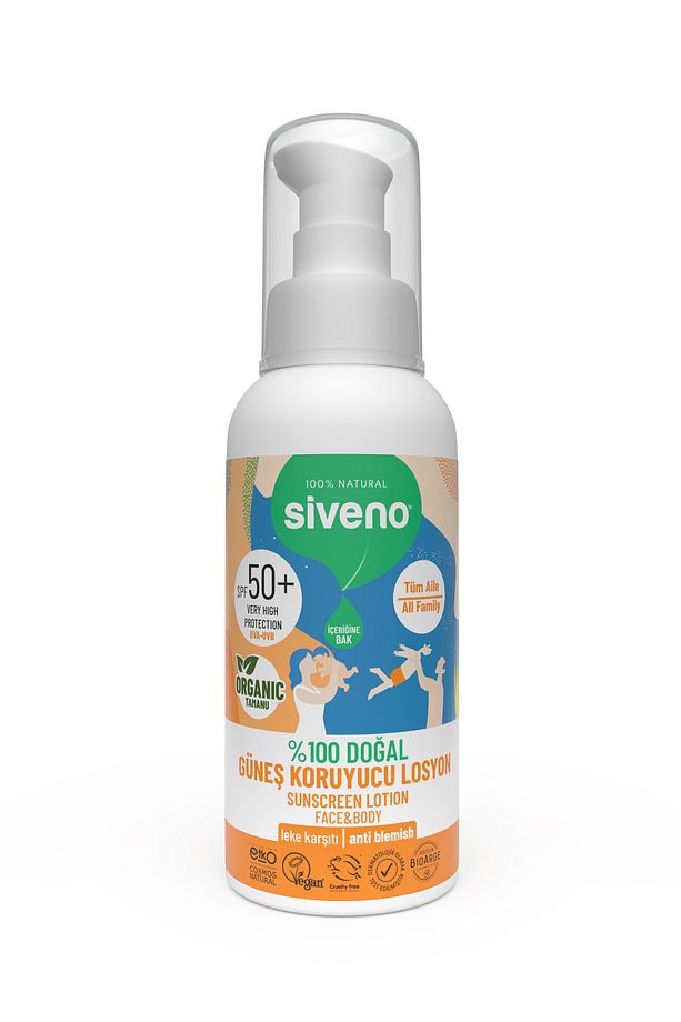 %100 Doğal Ve Organik Tamanu Yağlı Güneş Losyonu Mineral Filtreli Tüm Aile Için 50 Spf 100 ml - 9