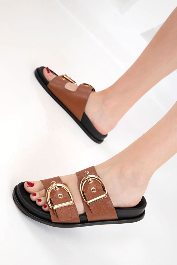 Taba Kadın Terlik 20621 - 3