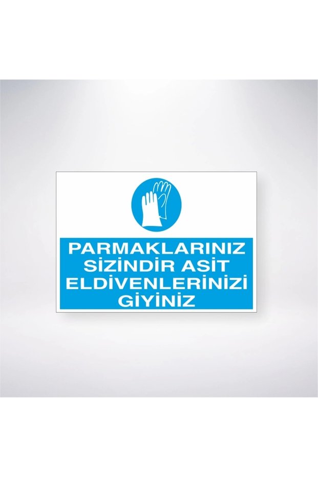 Your Fingers Are Yours Wear Your Acid Gloves Sticker 20X28 cm
