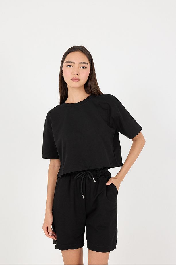 T-shirt Ve Bermuda Şort Takım Tkm4506-asn75 - 3