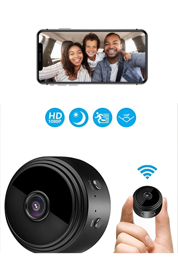 1080P Mini WIFI Camera – Wireless Smart IP Cam for Home, Baby, Pet Monitoring & Security