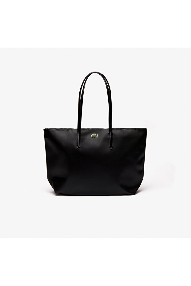 Large L.12.12 Kadın Siyah Omuz Çantası - 3