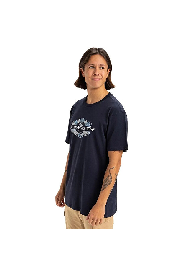 Locked up Men's Navy Blue Round Neck T-Shirt