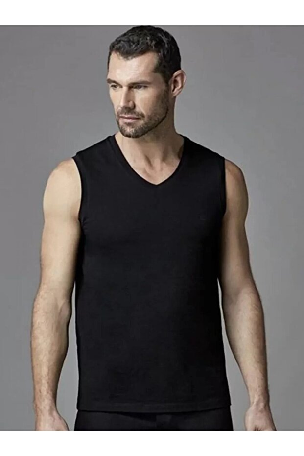 100% Cotton Sleeveless V-Neck 2-Piece T-Shirt Thclvr.3E0.1R.S