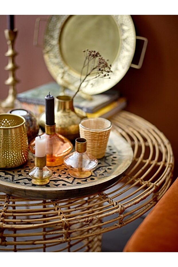 4'lü Cam Vintage Şamdanlar - 8