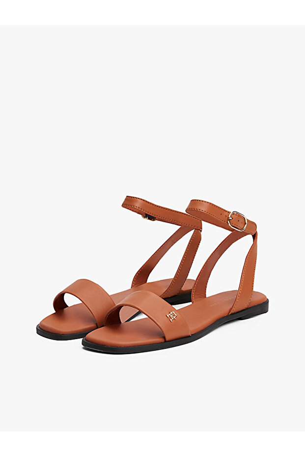 ANKLE STRAP LEATHER SANDAL - 2