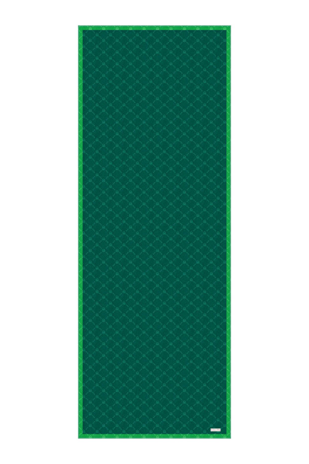 شال حريري بنمط حرف واحد فقط من سلسلة الزمرد - 4