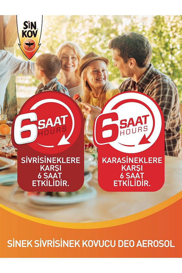 Sinek Sivrisinek Kovucu Deo Aerosol 100ml - Uzun Süre Koruma - 4