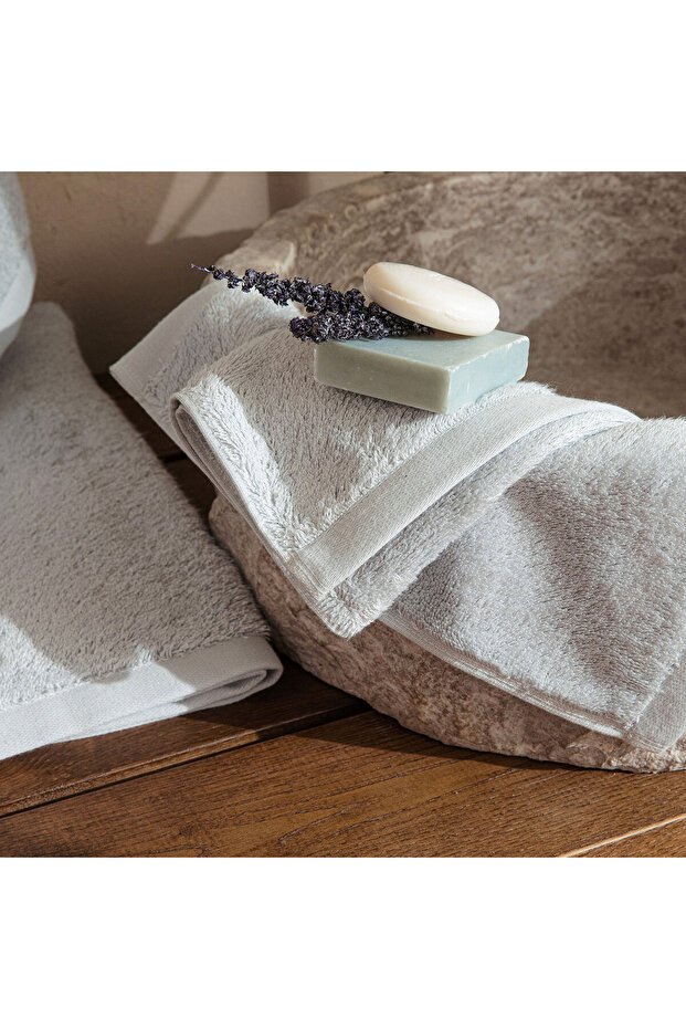 Solid El Havlusu 33x33 cm inci Mavi - 2