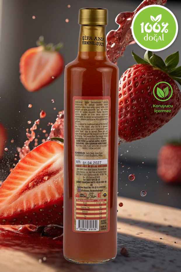 Çilek Sirkesi (500 Ml) - 2